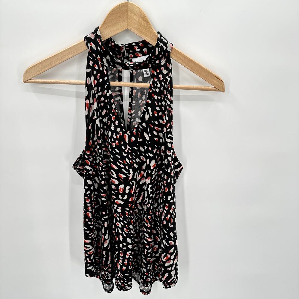 Veronica M Halter Neck Black Blouse // S